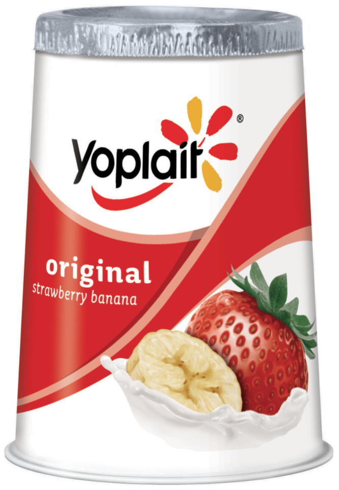Yoplait Original Strawberry Banana Yogurt, 6 oz La Comprita